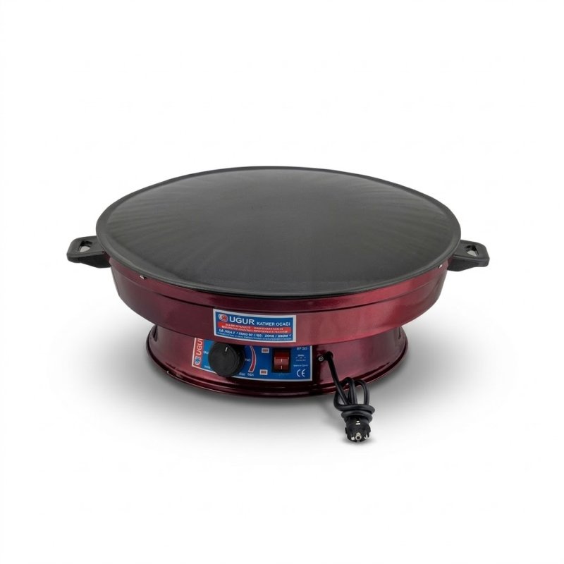 Uğur Elektrische Backplatte mit Thermostat – 2000 W
